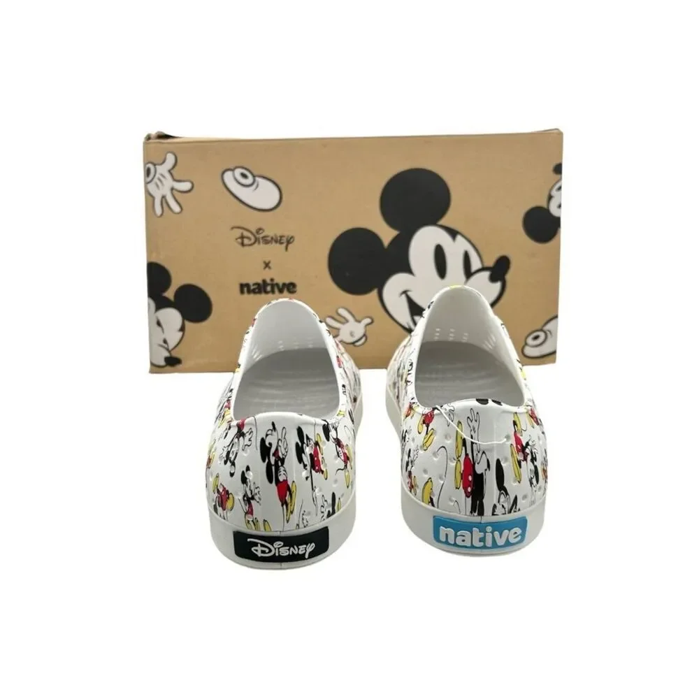 Native Jefferson Disney Mickey Print Slip-On Water Shoes Men’s 11 Women's 13